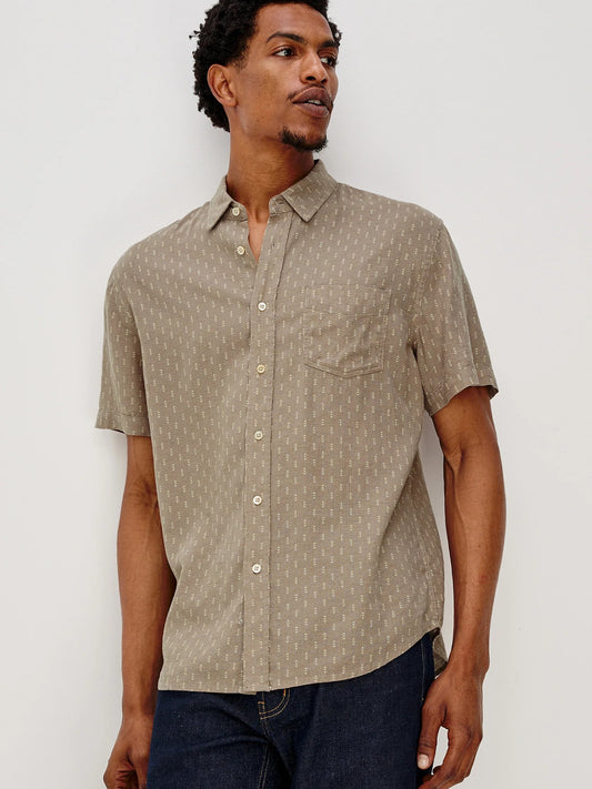 Arrow Dot Crater - Carson SS Button Down