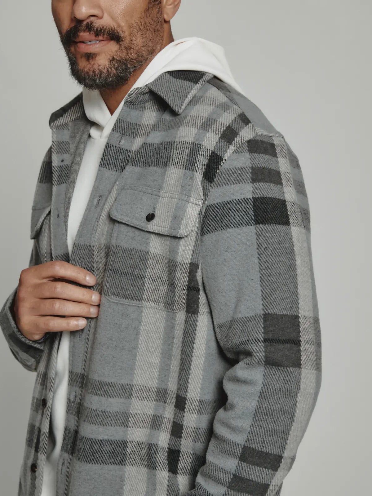 Grey/Charcoal Plaid - Generation L/S