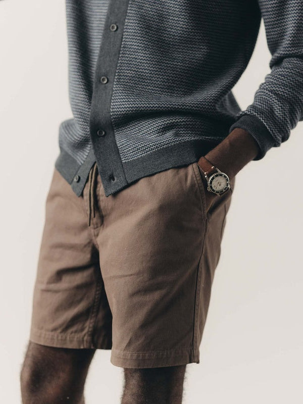 Organic Espresso Foundation Twill - The Apres Short