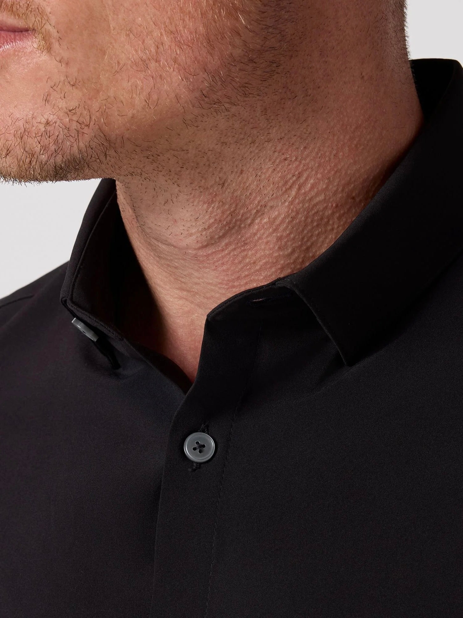 Black Solid - Leeward No Tuck LS Dress Shirt