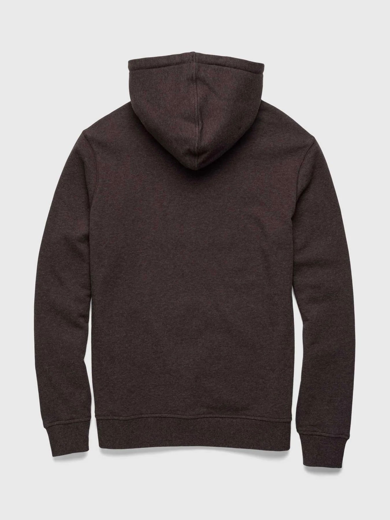 Brown Heather - Marine French Terry Hoodie