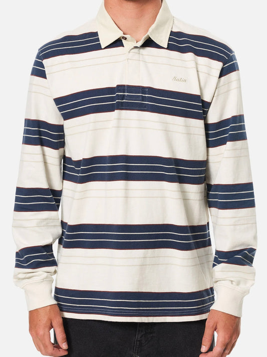 Dark Blue - Greg LS Rugby Polo