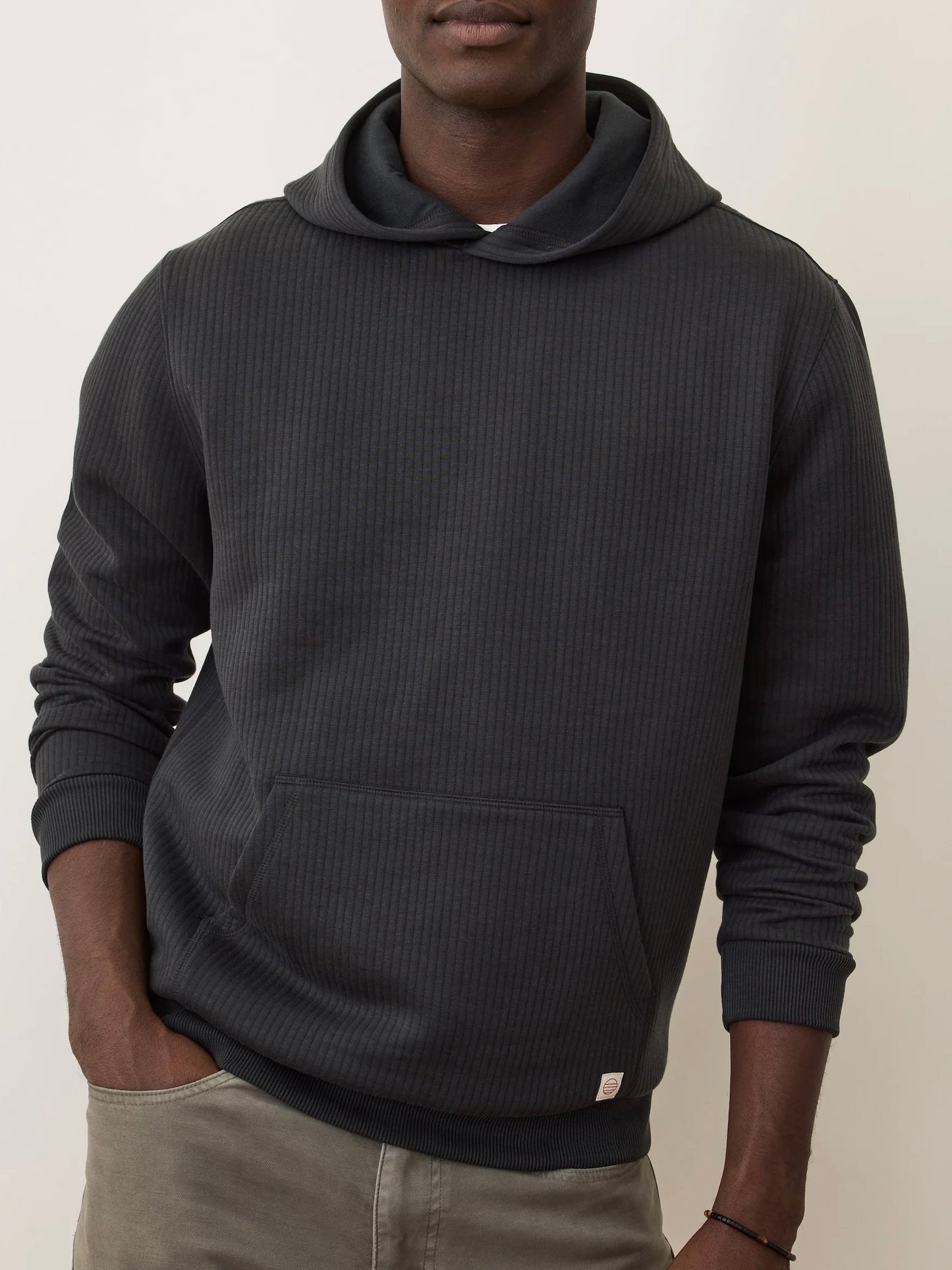 Jet Black - Corbet Quilted Hoodie