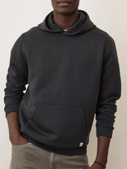 Jet Black - Corbet Quilted Hoodie