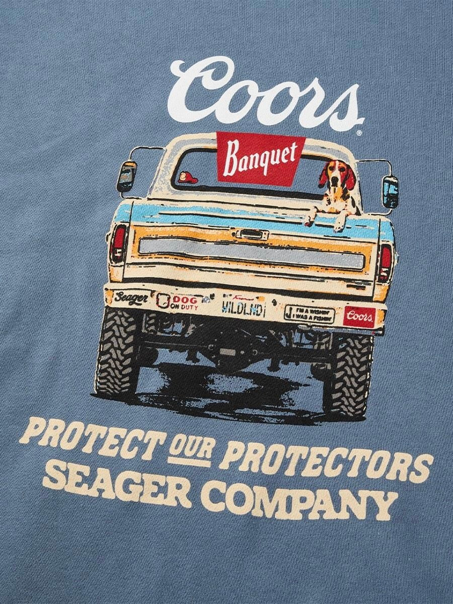 Steel Blue - Seager x Coors Banquet Bumper Fleece