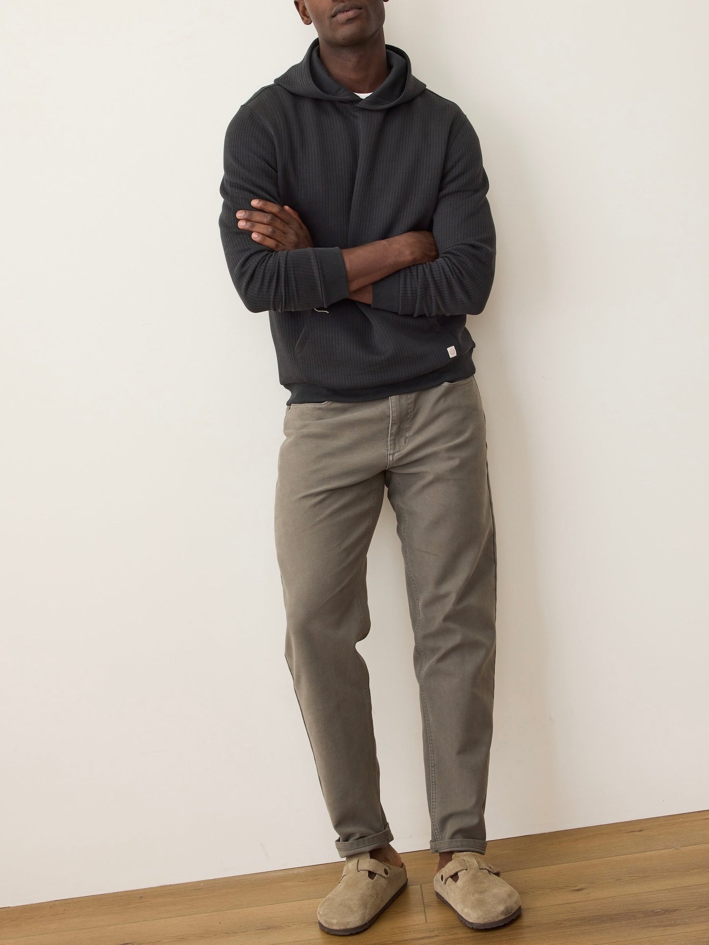 Jet Black - Corbet Quilted Hoodie