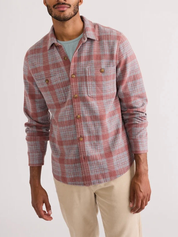 Marsala Plaid - Pacifica Stretch Twill Shirt