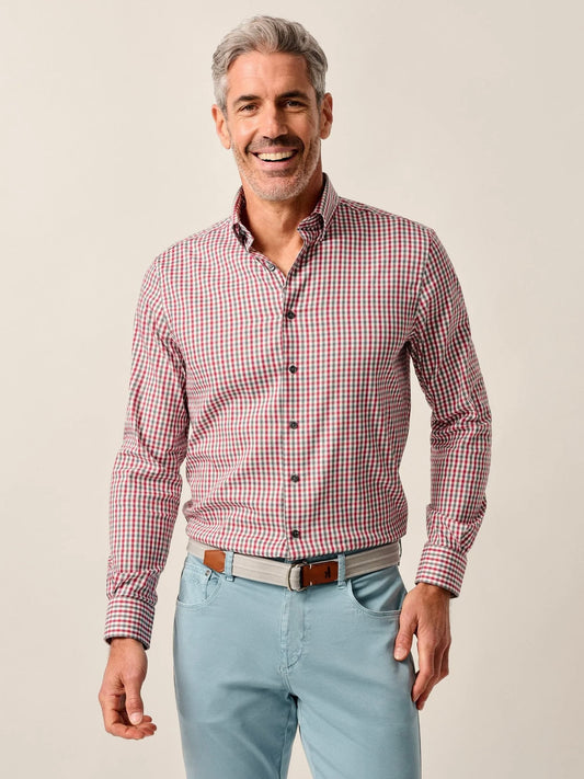 Malibu Red - Kirtland LS BD Shirt