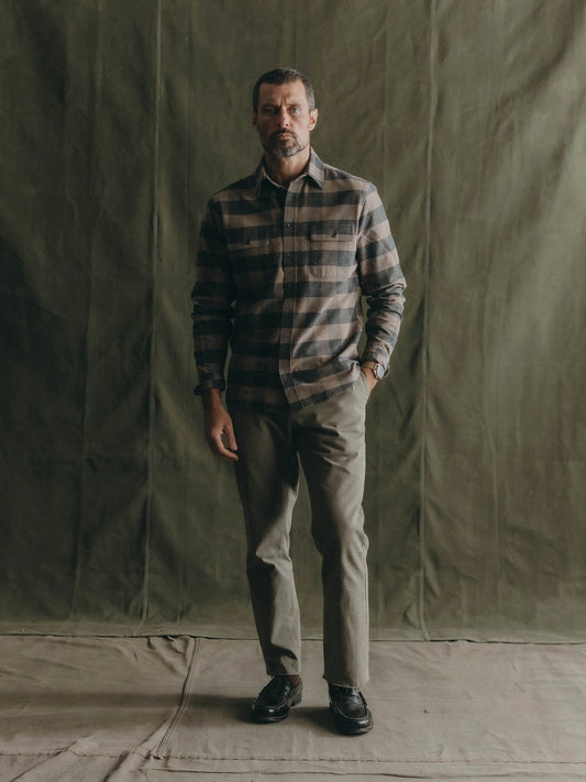 Heather Sable Buffalo Check - The Yosemite Shirt