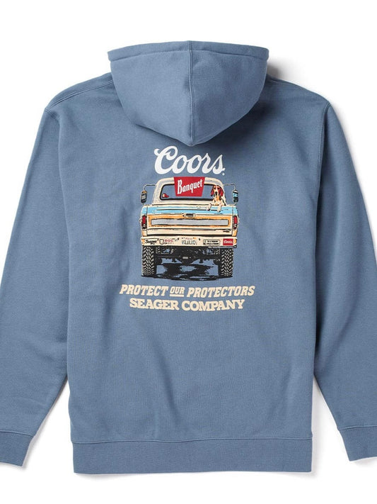 Steel Blue - Seager x Coors Banquet Bumper Fleece
