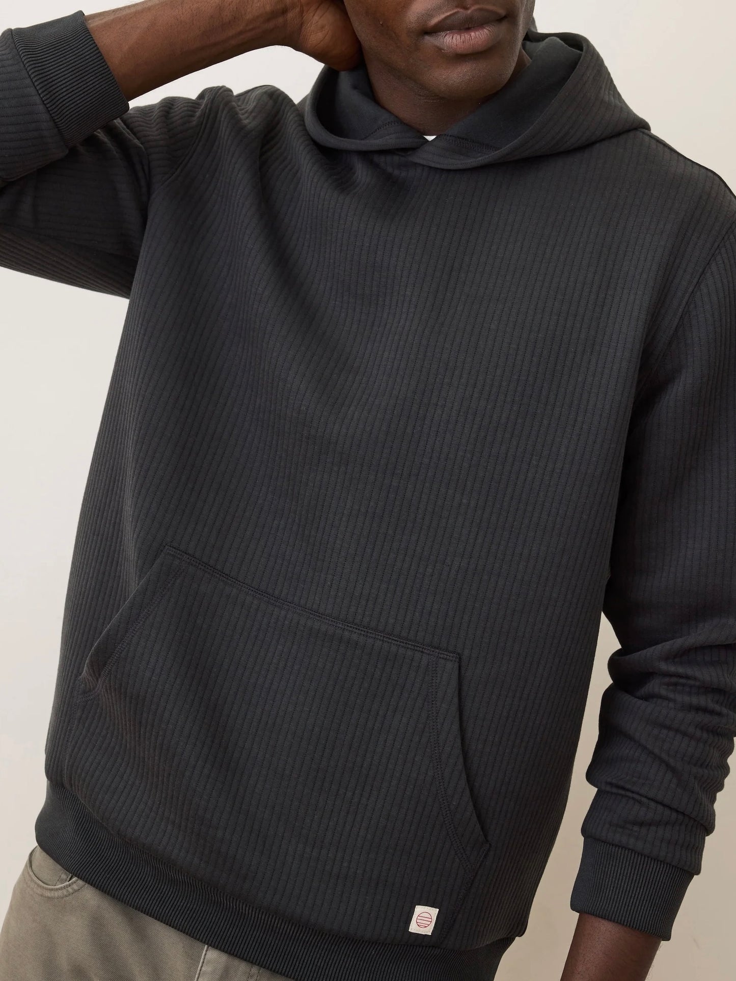 Jet Black - Corbet Quilted Hoodie