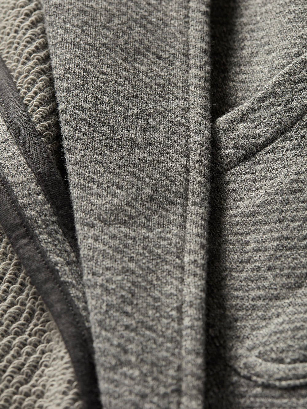 Medium Grey Melange - Inlet Knit Blazer