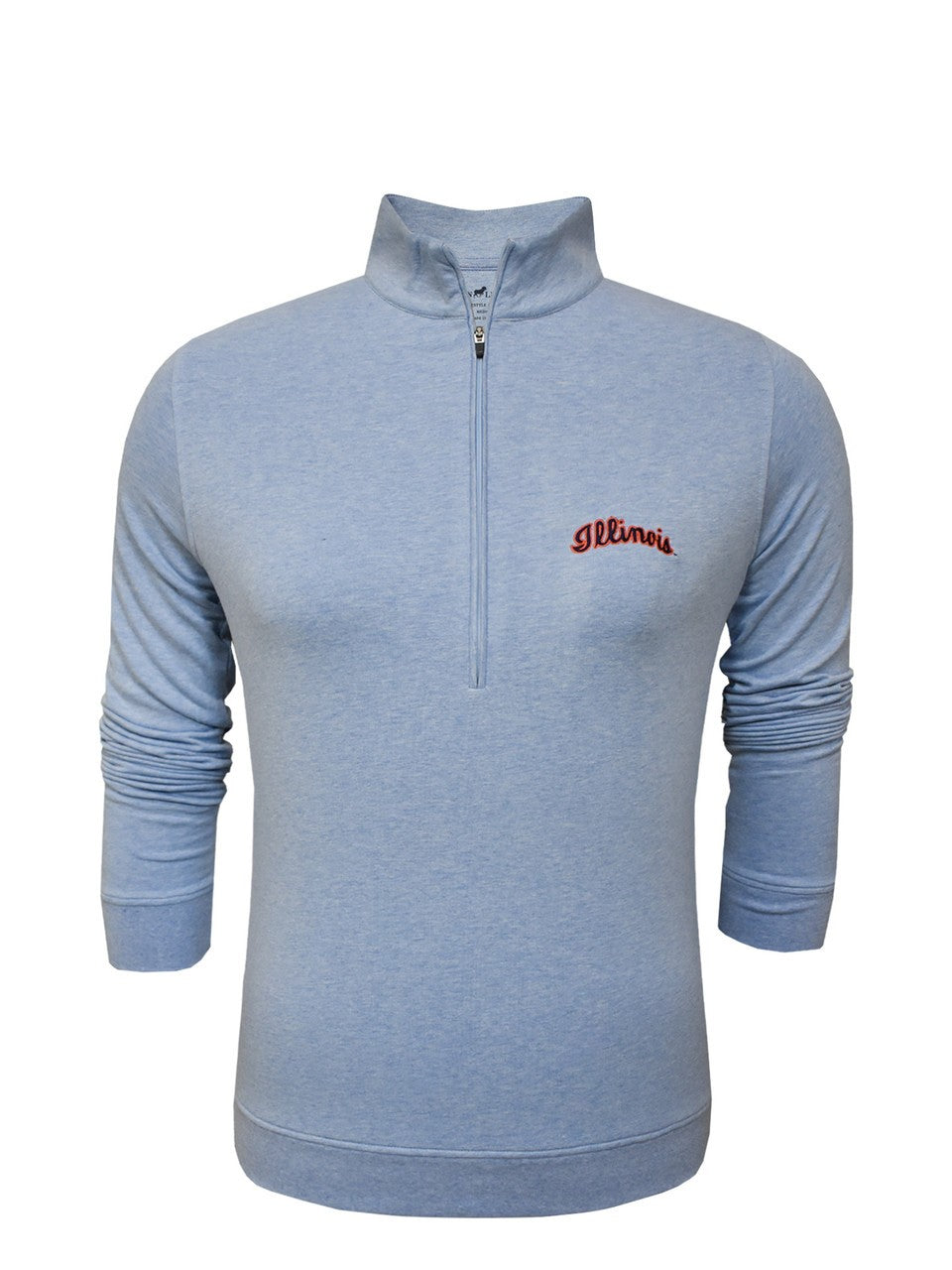 Blue/Nature - Illinois Jersey 1/4 Zip Pullover