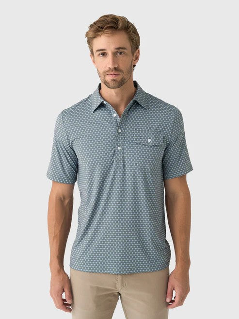 Medallion Print Olive - Performance Sport Players Shirt