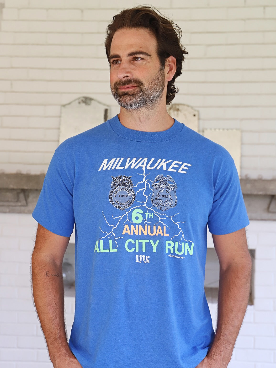 Vintage 1992 Milwaukee City Run T Shirt - Large