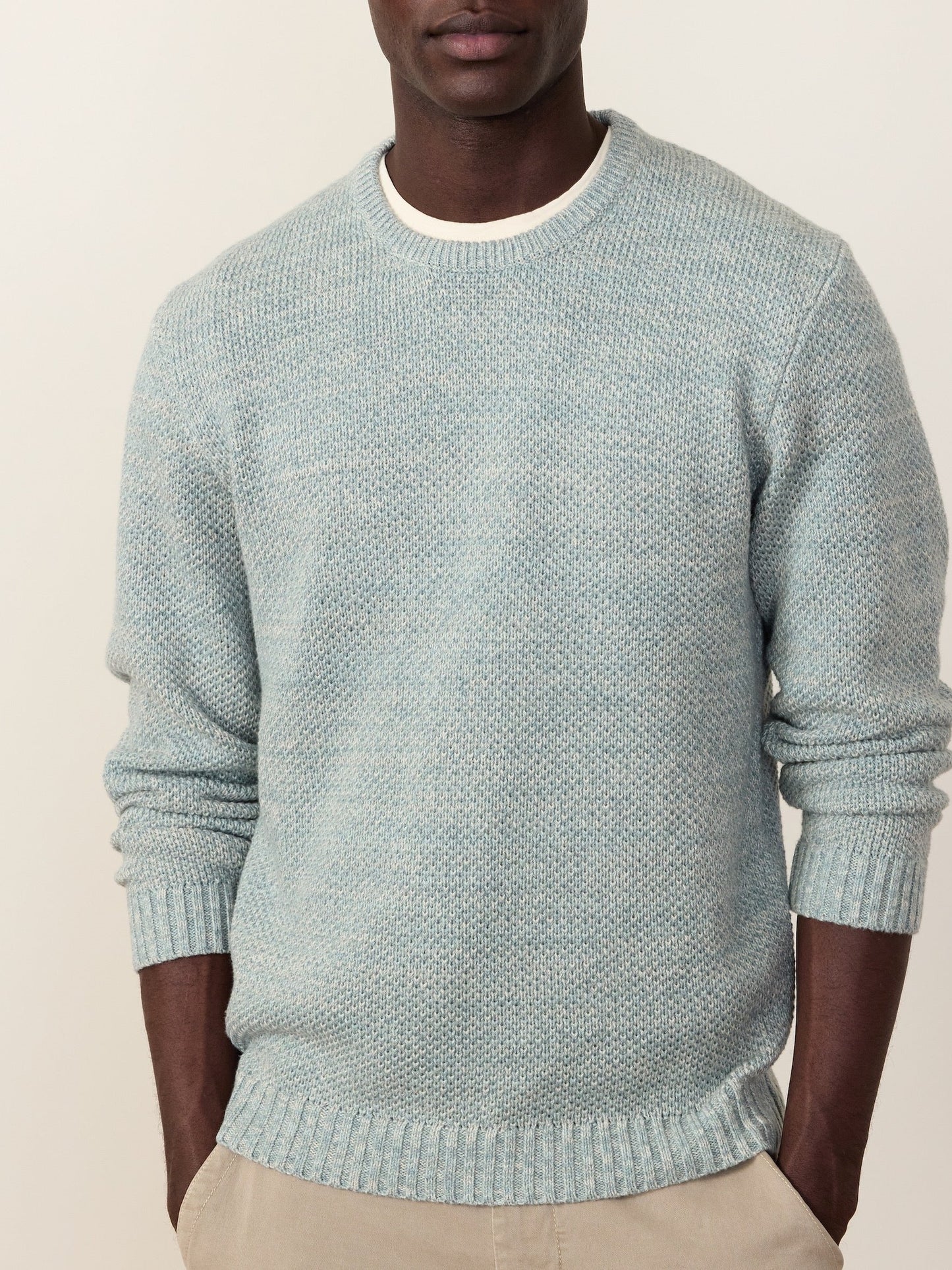 Topaz - Marl Crew Sweater