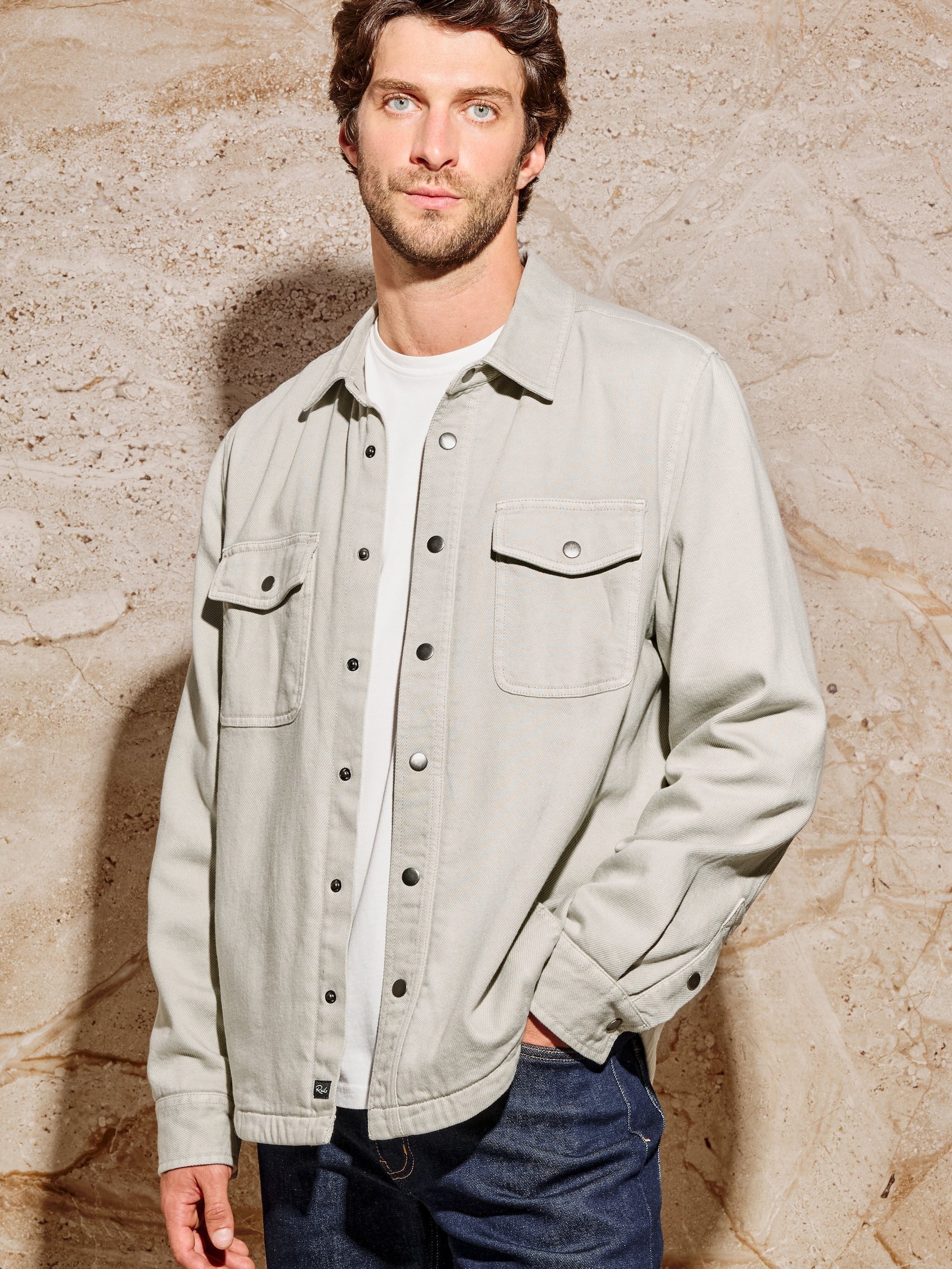 Stone-  Rhett Button Down