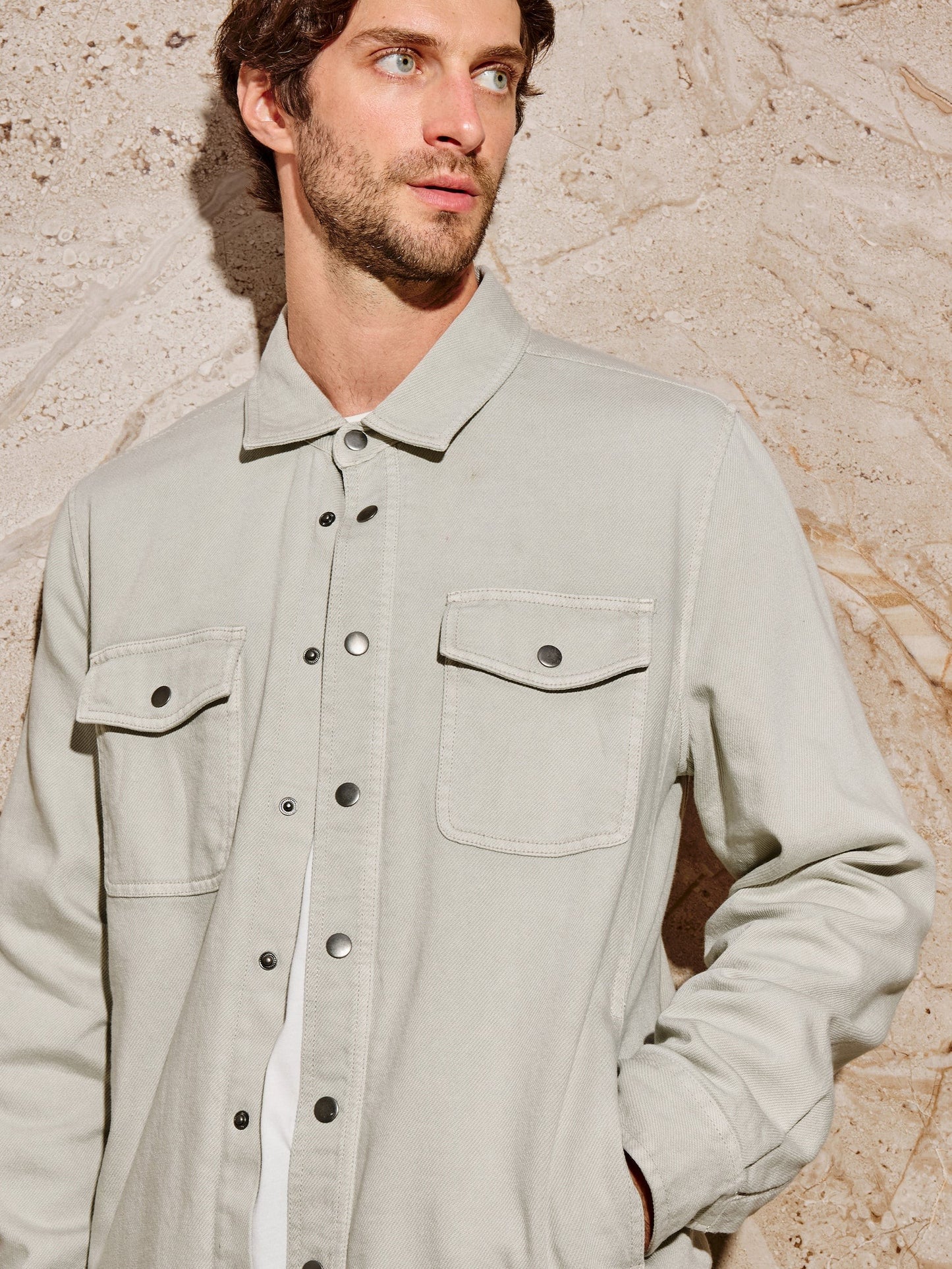 Stone-  Rhett Button Down