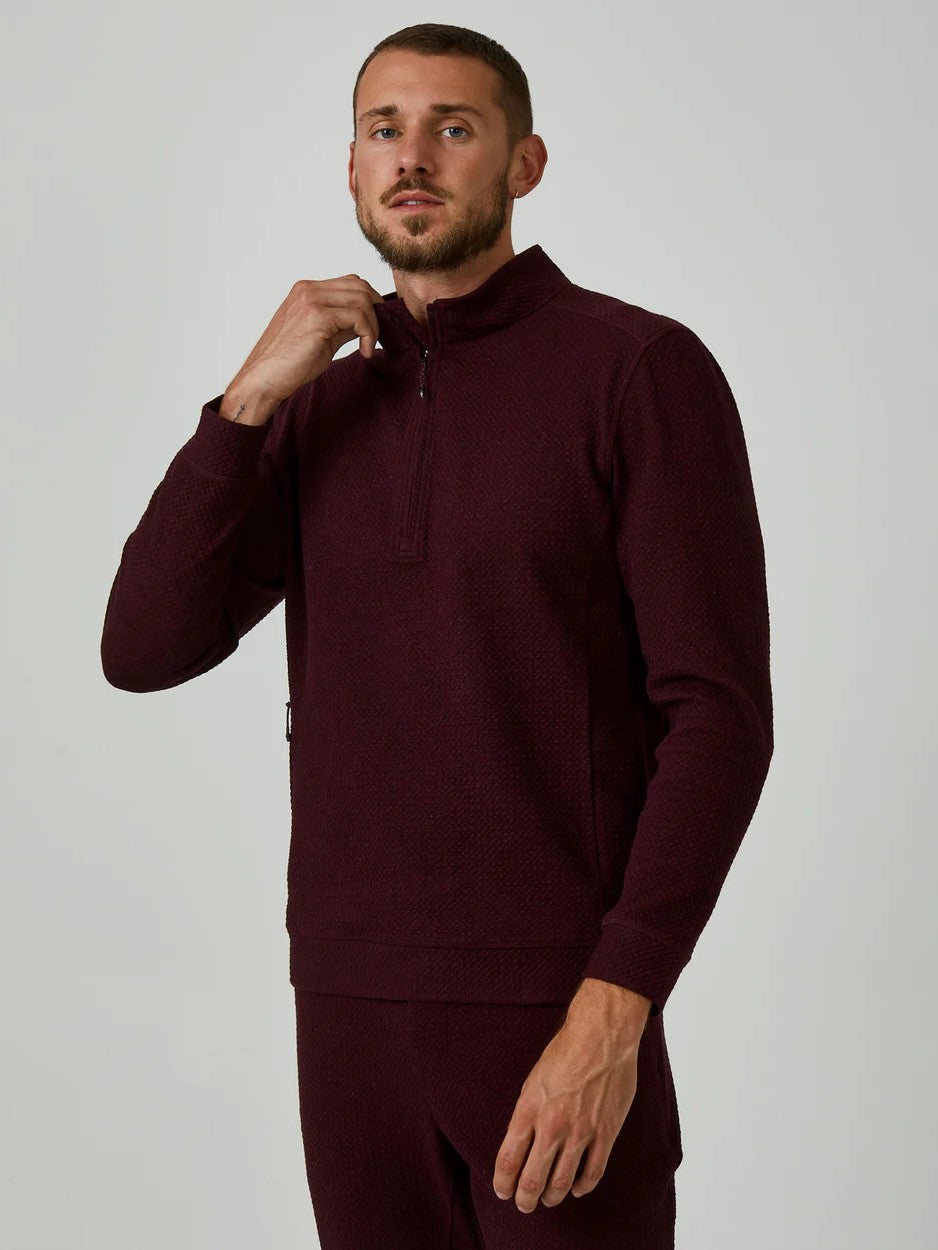 Maroon - Restoration 1/4 Zip Pullover