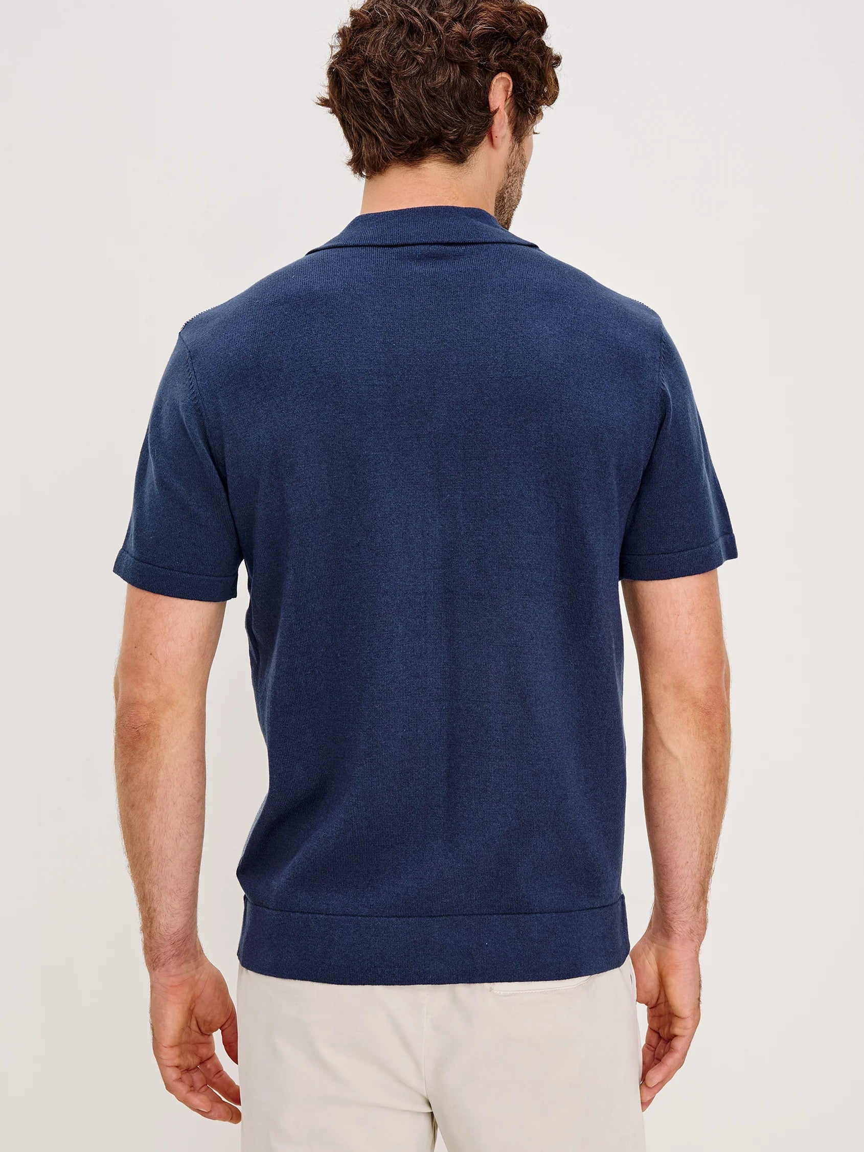 Navy Lagoon Stripe - Silas Top
