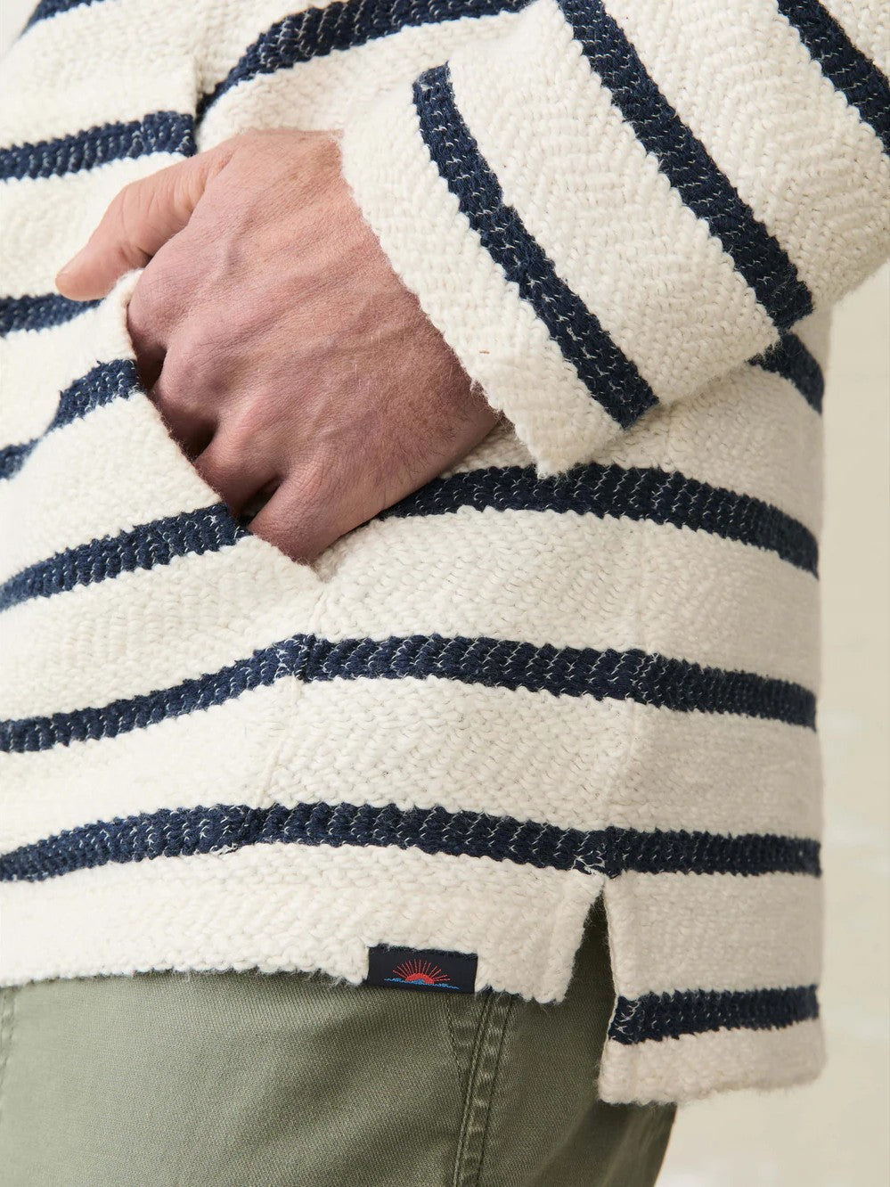 Boothbay Stripe - Whitewater Hoodie