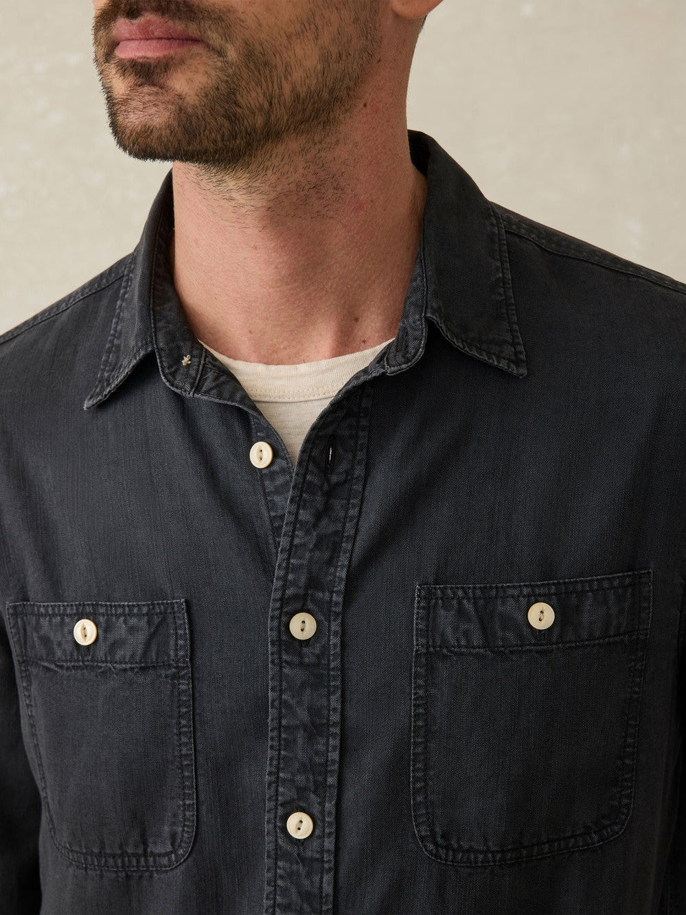 Durango  Black - The tried & True Chambray Workshirt