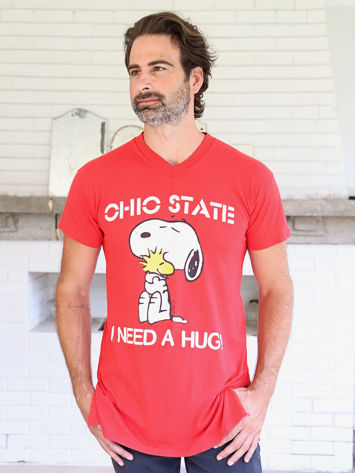 Vintage Ohio State Snoopy T Shirt - Large