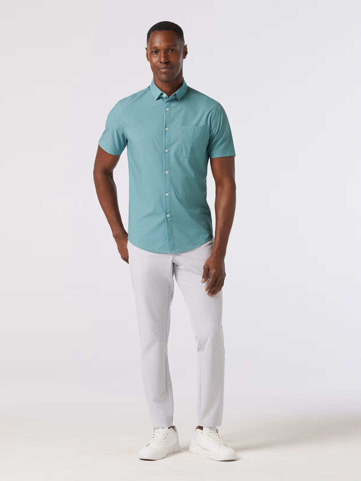 Pale Balsam Clover - Leeward SS Dress Shirt