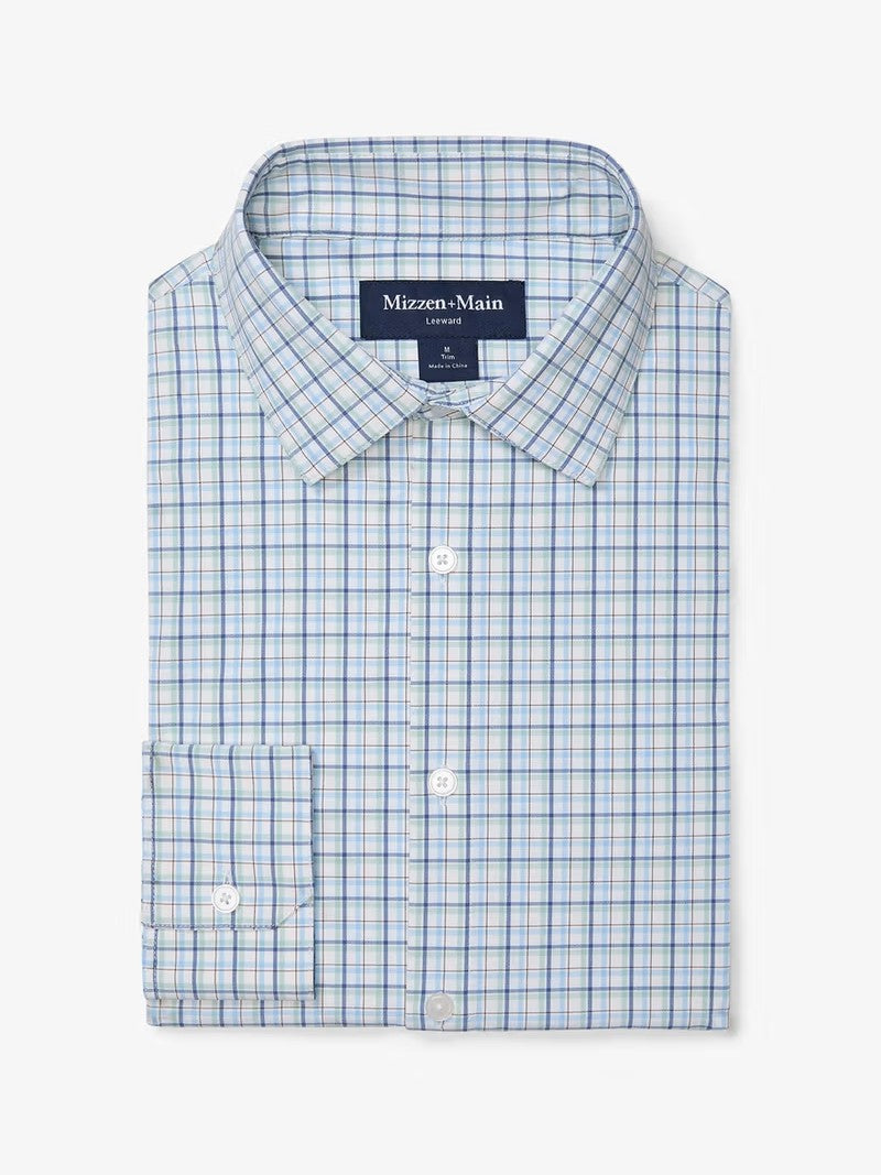 Leaf Austin Plaid - Leeward LS Dress Shirt