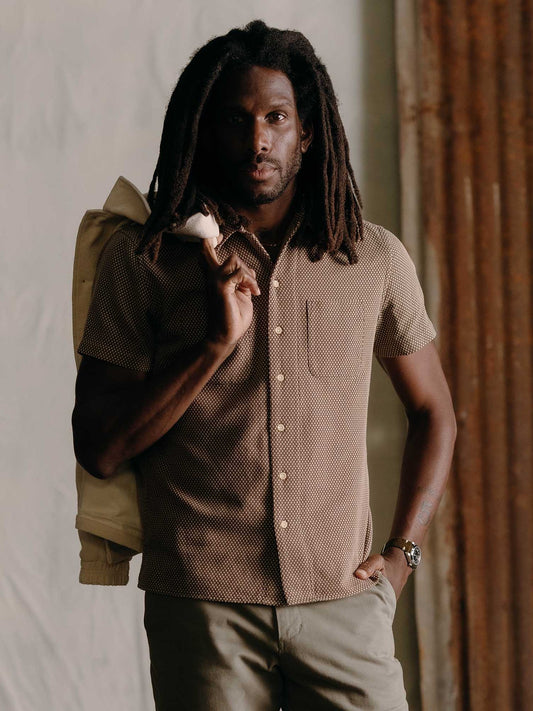 Cocoa Dobby - The Conrad Shirt