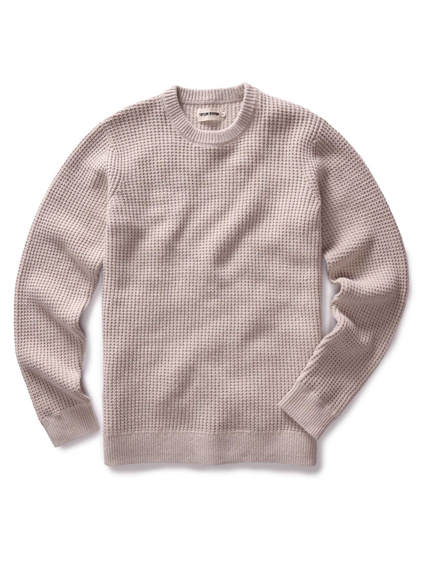 Heather Fog Linen Waffle - The Ranger Sweater