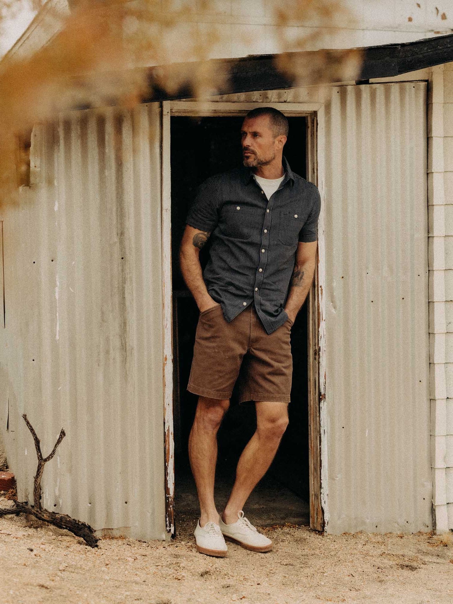 Roped Indigo - The Short Sleeve Utility Shirt