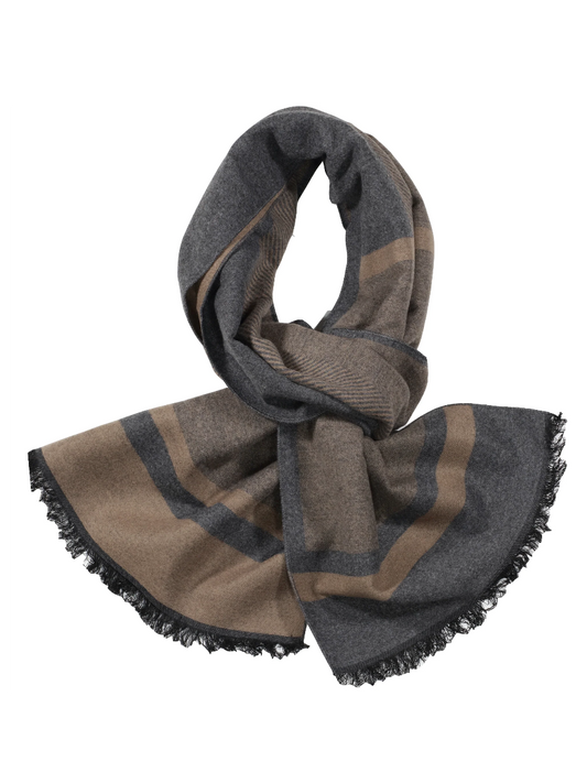 Brown & Grey Patter Scarf