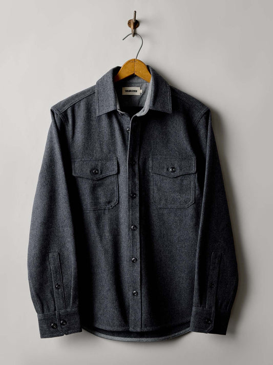 Heather Slate Twill - The CPO Shirt
