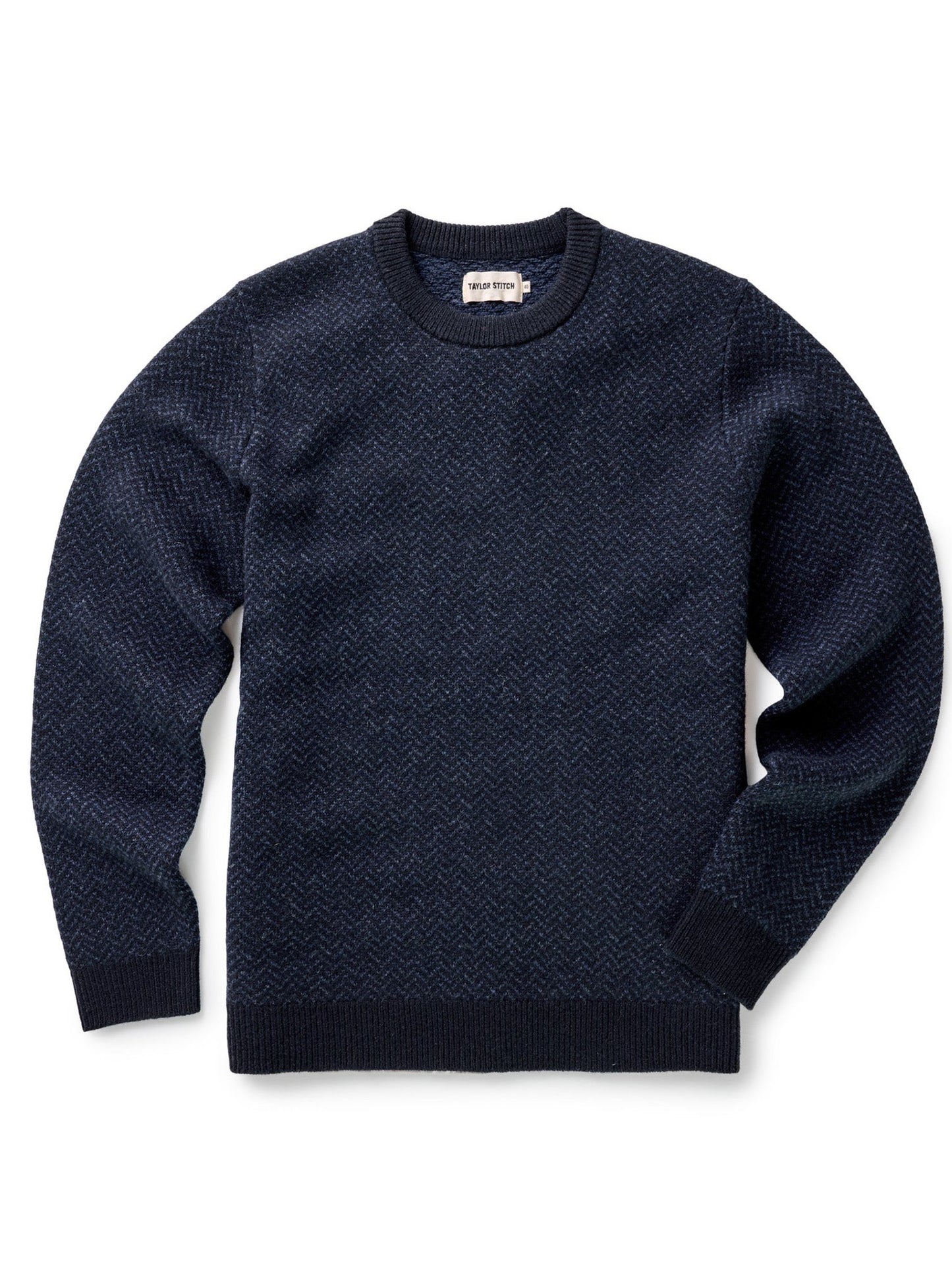 Heather Marine Herringbone - The Eddy Crew