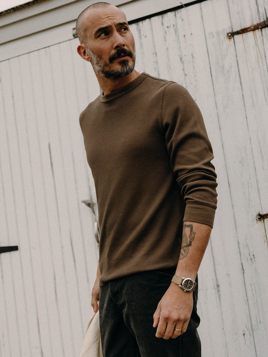 Fatigue Olive Waffle - The Organic Cotton Crew