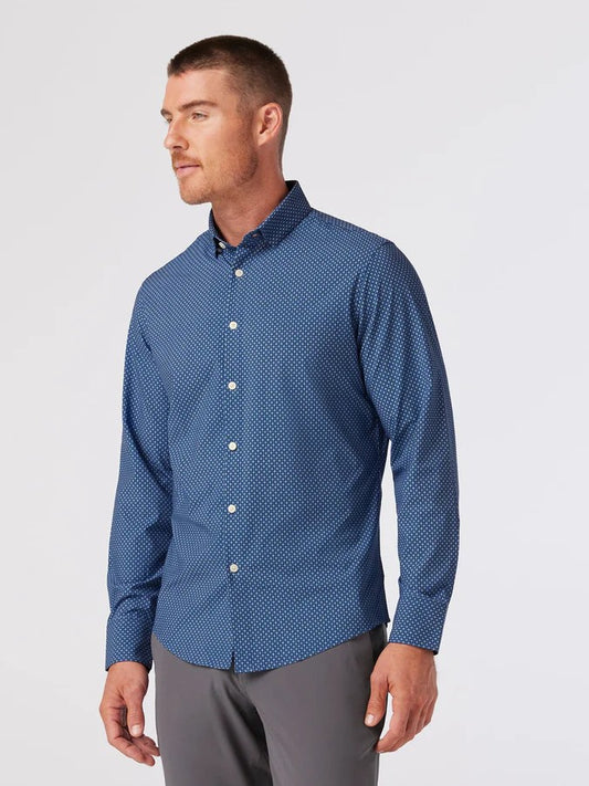 Set Sail Multi Floral - Leeward No Tuck LS Dress Shirt