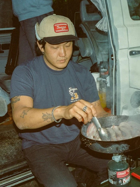 Navy - Smokey Tee