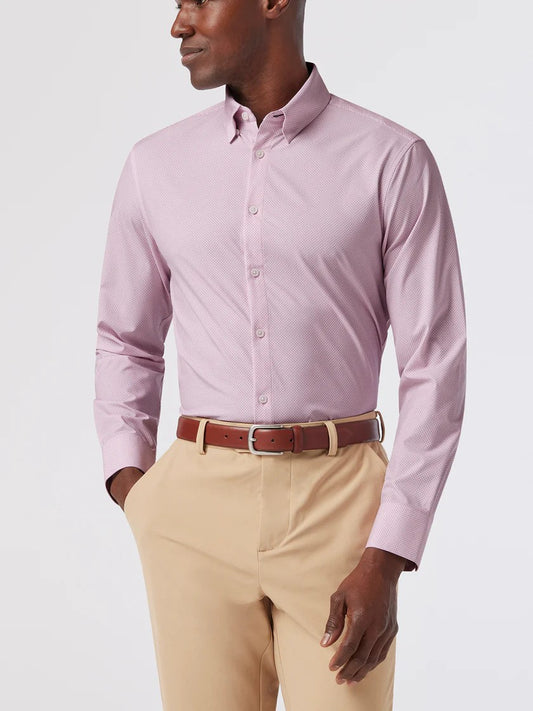 Rose Pressed Diamond - Leeward LS Dress Shirt